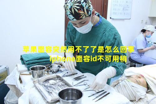 苹果面容突然用不了了是怎么回事 iphone面容id不可用稍后尝试